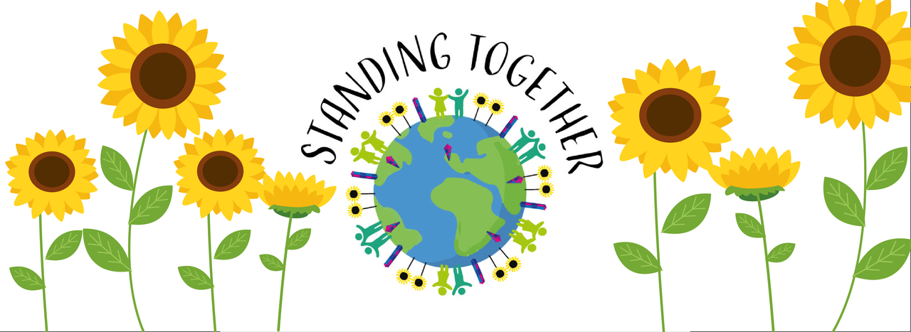 Standing together banner